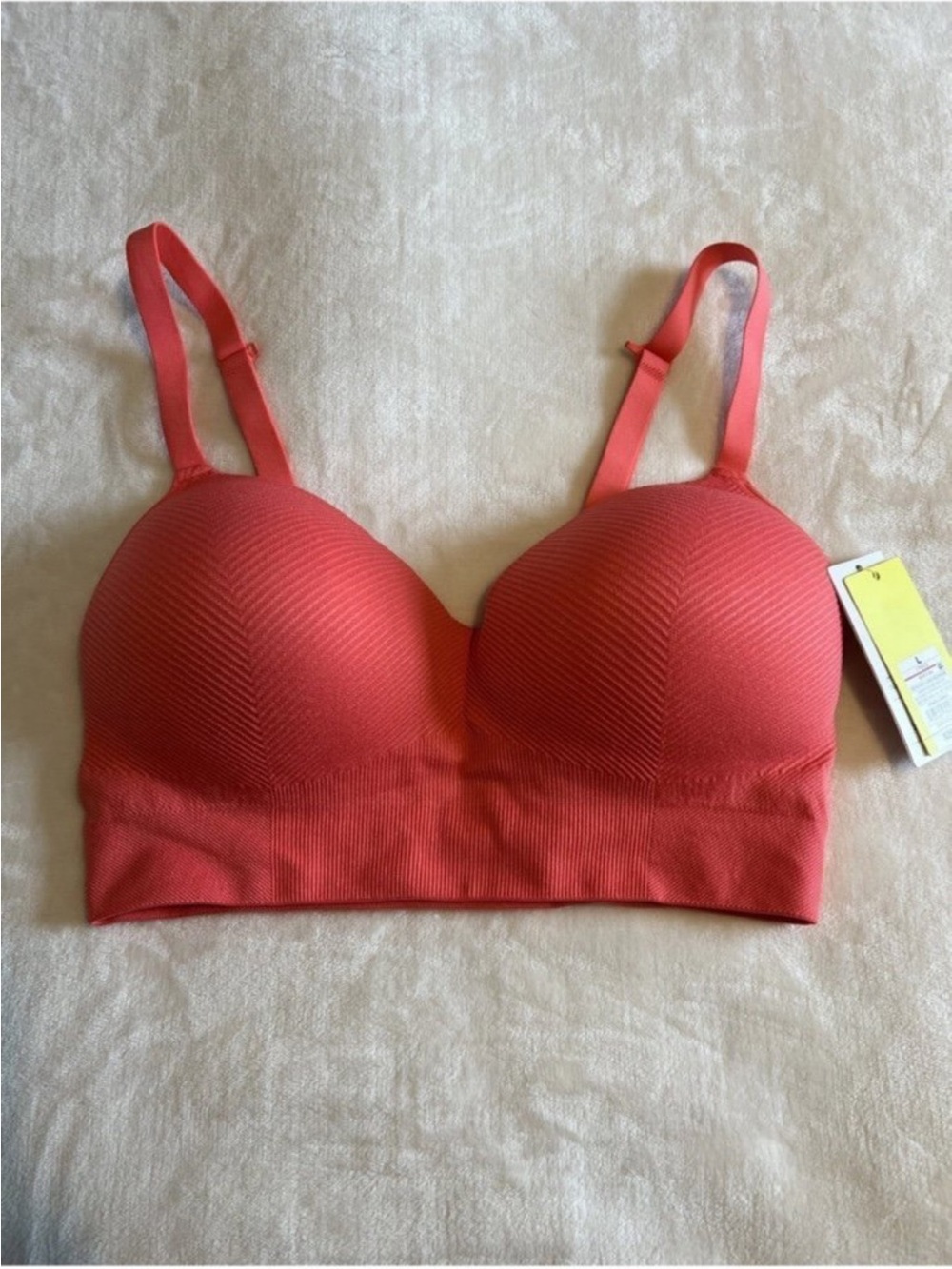 All in motion women’s size large light red sports bra NWT